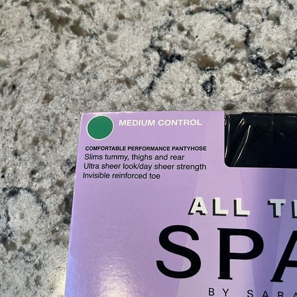 SPANX All the Way Tummy to Toes Full Length Hose Black Medium Control size G - Picture 3 of 6